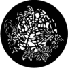 Butterfly Web - Stock Gobo for Gobo Light Projectors - Choose your size!