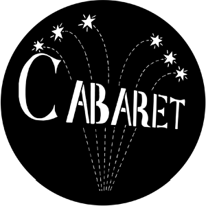 Cabaret 2 - Stock Gobo for Gobo Light Projectors - Choose your size!