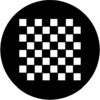 Chessboard - Stock Gobo for Gobo Light Projectors - Choose your size!