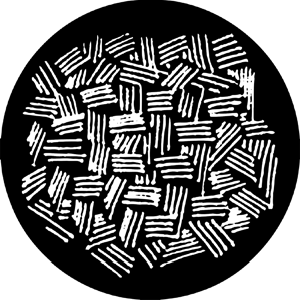 Chicken Scratch - Stock Gobo for Gobo Light Projectors - Choose your size!