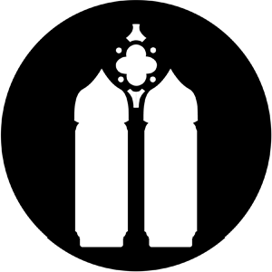 Church Windows - Stock Gobo for Gobo Light Projectors - Choose your size!