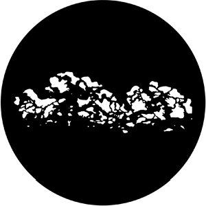 Cloud 1 - Stock Gobo for Gobo Light Projectors - Choose your size!