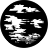 Cloud 15 - Stock Gobo for Gobo Light Projectors - Choose your size!