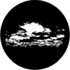 Cloud 16 - Stock Gobo for Gobo Light Projectors - Choose your size!