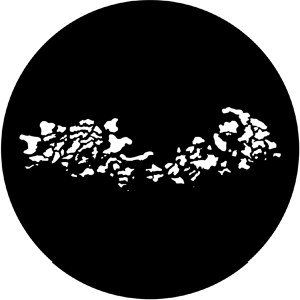 Cloud 4 - Stock Gobo for Gobo Light Projectors - Choose your size!