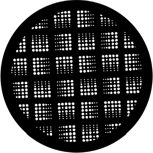 Colorswap Overlay - Stock Gobo for Gobo Light Projectors - Choose your size!