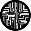 Computer Circuitry - Stock Gobo for Gobo Light Projectors - Choose your size!
