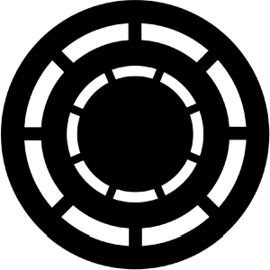 Concentric Rings 2 - Stock Gobo for Gobo Light Projectors - Choose your size!
