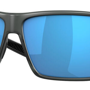 Costa Del Mar Rincon Polarized 63mm Sunglasses with Matte Smoke Crystal Frame and Blue Mirror Lenses