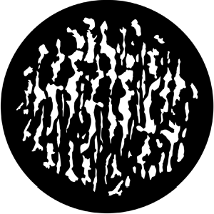 Cracked - Stock Gobo for Gobo Light Projectors - Choose your size!