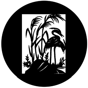 Cranes - Stock Gobo for Gobo Light Projectors - Choose your size!