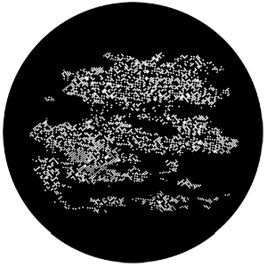 Cumulo Nimbus 3 - Stock Gobo for Gobo Light Projectors - Choose your size!