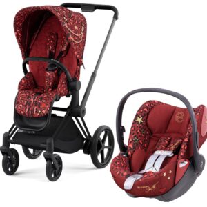 Cybex ePriam 2 + Cloud Q Travel System Bundle - Rockstar by Alec Voelkel