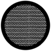 Denim - Stock Gobo for Gobo Light Projectors - Choose your size!