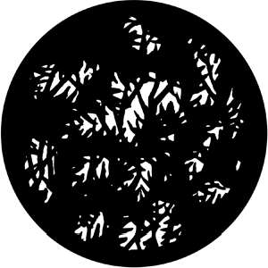 Dense Leaves (Detail) - Stock Gobo for Gobo Light Projectors - Choose your size!