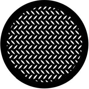 Diamond Grid - Stock Gobo for Gobo Light Projectors - Choose your size!