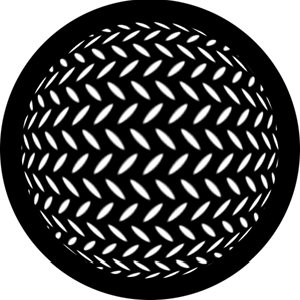Diamond Sphere - Stock Gobo for Gobo Light Projectors - Choose your size!