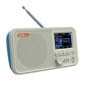 Digital AM FM Radio Portable, Rechargeable Radio Digital Tuner Supports TF USB Port Sleep Timer and Hand-Free for Home or Outdoor