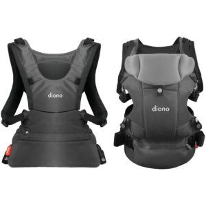 Diono Carus Essentials 3-in-1 Baby Carrier - Light Grey