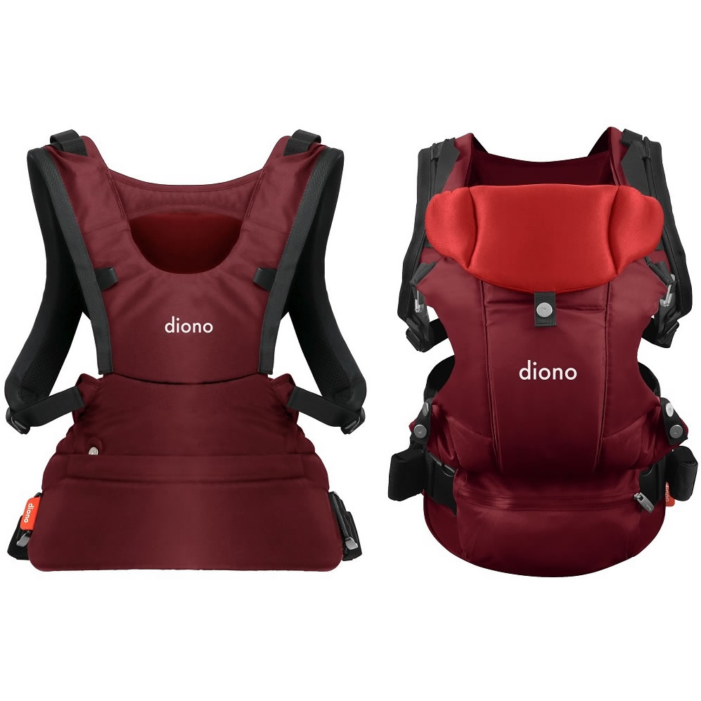 Diono Carus Essentials 3-in-1 Baby Carrier - Red Diono Carus Essentials 3-in-1 Baby Carrier - Red