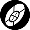Distorted Eliptical - Stock Gobo for Gobo Light Projectors - Choose your size!