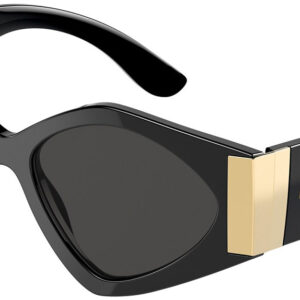 Dolce & Gabbana 0DG4396 Sunglasses with Black Frame And Grey Gradient Black Lenses, 55mm