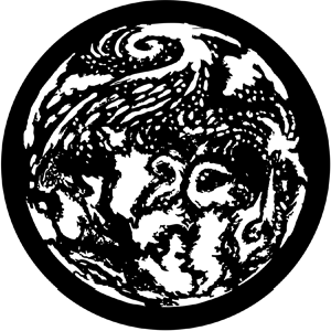 Earth - Stock Gobo for Gobo Light Projectors - Choose your size!