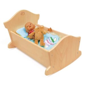 Excellerations Wooden Doll Cradle