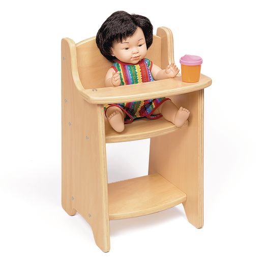 Excellerations Wooden Doll Highchair Excellerations Wooden Doll Highchair