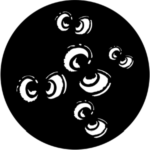 Eyes - Stock Gobo for Gobo Light Projectors - Choose your size!