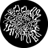 Falling Grain - Stock Gobo for Gobo Light Projectors - Choose your size!