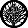 Feathery - Stock Gobo for Gobo Light Projectors - Choose your size!
