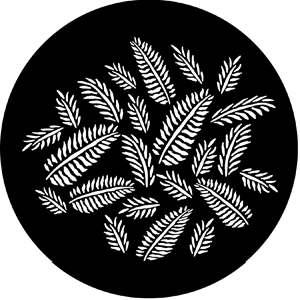Ferns - Stock Gobo for Gobo Light Projectors - Choose your size!