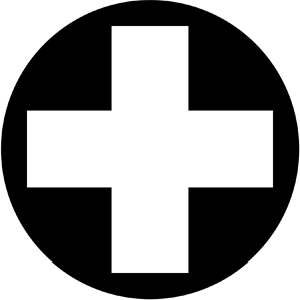 First Aid - Stock Gobo for Gobo Light Projectors - Choose your size!