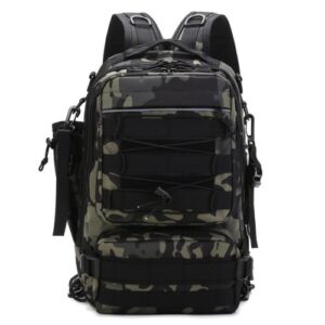 Fishing Tackle Backpack Storage Bag Outdoor Shoulder Backpack Water-Resistant Fishing Gear Bag Cross Body Sling Bag