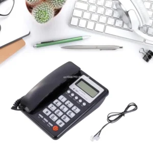Fixed Telephone Clear Display Screen CallerID Supports Speed Dial Volume Adjusta New Dropship