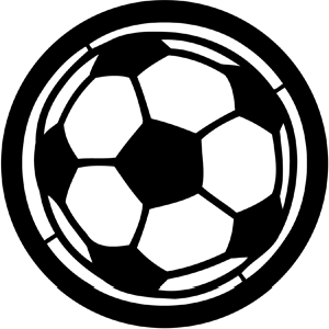 Football - Stock Gobo for Gobo Light Projectors - Choose your size!