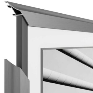 Frame My TV Samsung The Frame (2021-2022) 65" Alloy Scoop Frame In Graphite