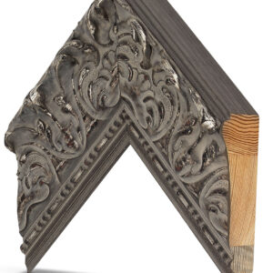 Frame My TV Samsung The Frame (2021-2022) 65" Deco Frame In Tuscan Silver