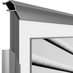 Frame My TV Samsung The Frame (2021-2022) 75" Alloy Prismatic Frame In Graphite