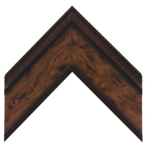 Frame My TV Samsung The Frame (2021-2022) 85" Deco Frame In Burlwood