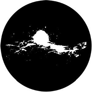 Galaxy - Stock Gobo for Gobo Light Projectors - Choose your size!
