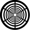 Geometric 13 - Stock Gobo for Gobo Light Projectors - Choose your size!