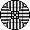 Geometrics 10 - Stock Gobo for Gobo Light Projectors - Choose your size!