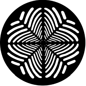 Geometrics 11 - Stock Gobo for Gobo Light Projectors - Choose your size!