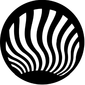 Geometrics 4 - Stock Gobo for Gobo Light Projectors - Choose your size!