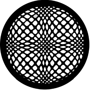 Geometrics 5 - Stock Gobo for Gobo Light Projectors - Choose your size!