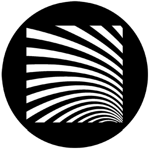 Geometrics 6 - Stock Gobo for Gobo Light Projectors - Choose your size!
