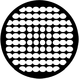 Geometrics 8 - Stock Gobo for Gobo Light Projectors - Choose your size!