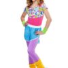 Girl's Work It Out 80s Costume